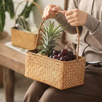Rectangular Woven Basket Organizer