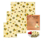 Beeswax Food Wraps - 3pcs