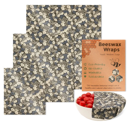 Beeswax Food Wraps - 3pcs