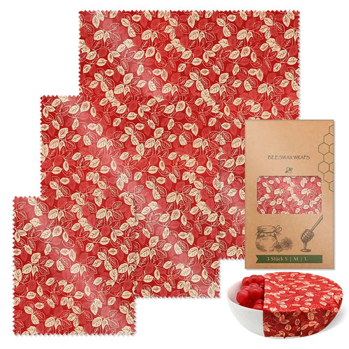 Beeswax Food Wraps - 3pcs