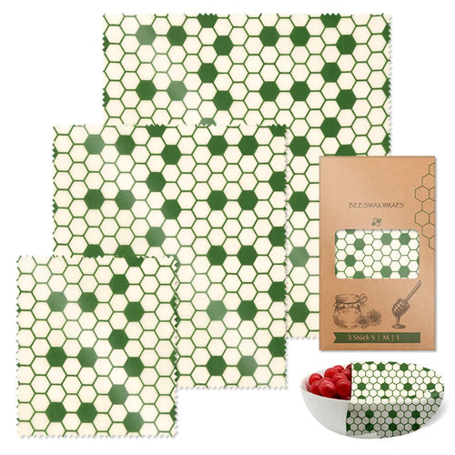 Beeswax Food Wraps - 3pcs