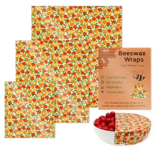 Beeswax Food Wraps - 3pcs