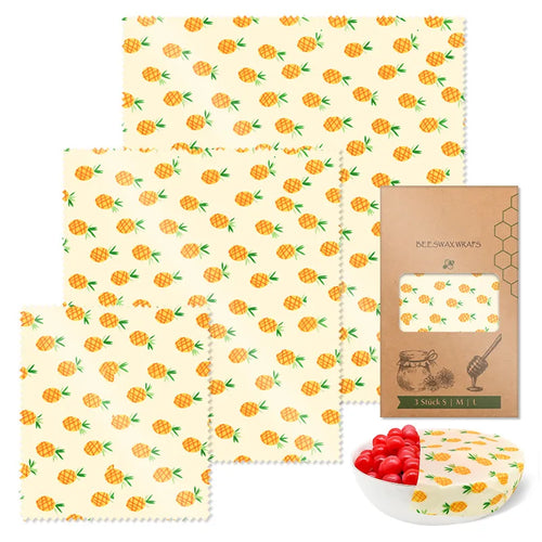 Beeswax Food Wraps - 3pcs