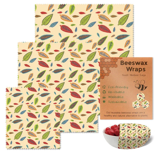Beeswax Food Wraps - 3pcs