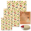 Beeswax Food Wraps - 3pcs