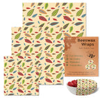 Beeswax Food Wraps - 3pcs