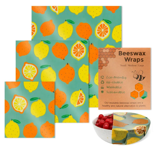 Beeswax Food Wraps - 3pcs