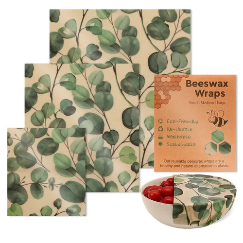 Beeswax Food Wraps - 3pcs