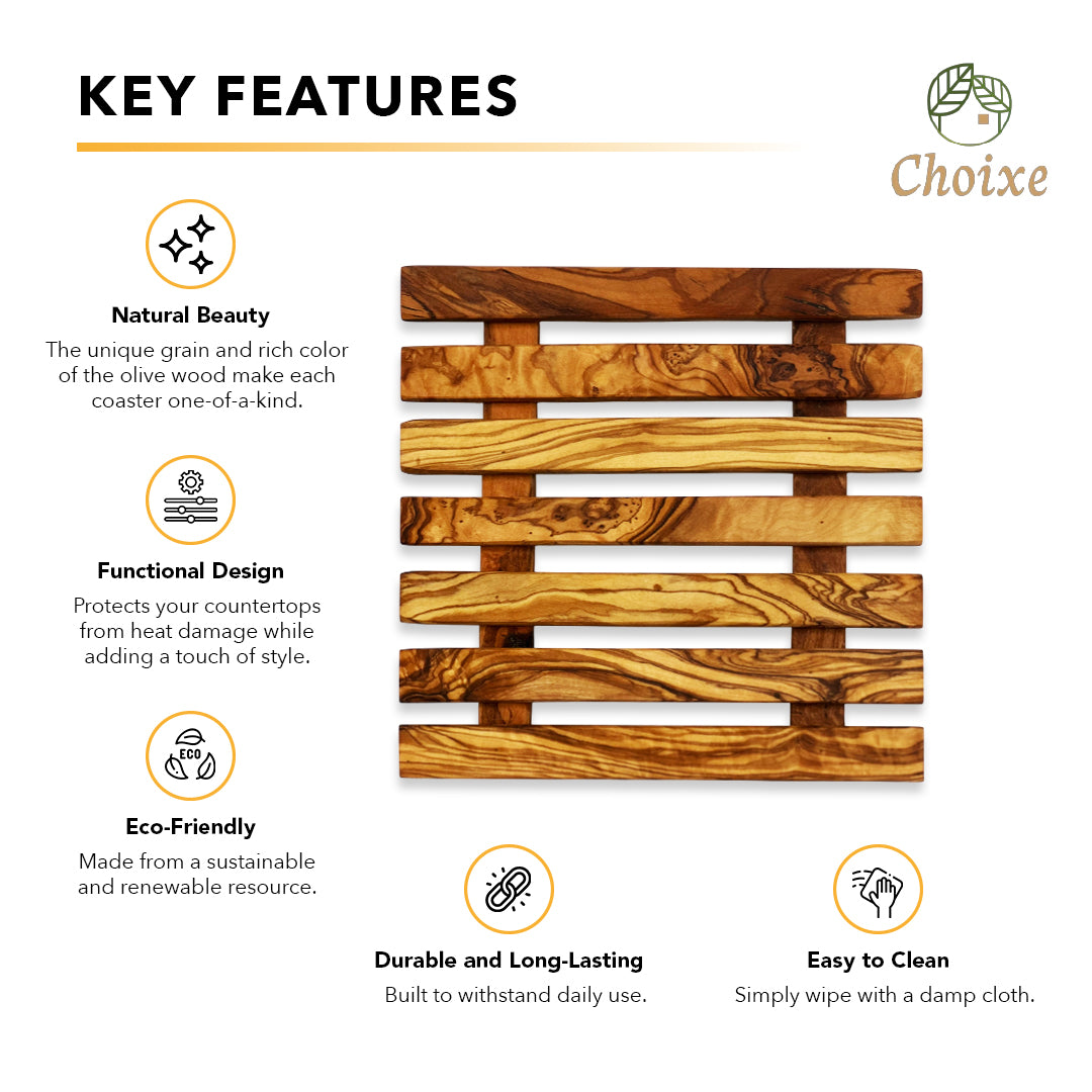 Olive Wood Trivet