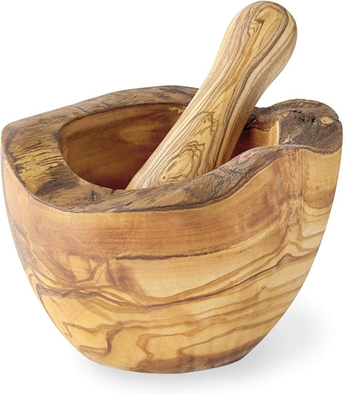 Olive Wood Mortar and Pestle